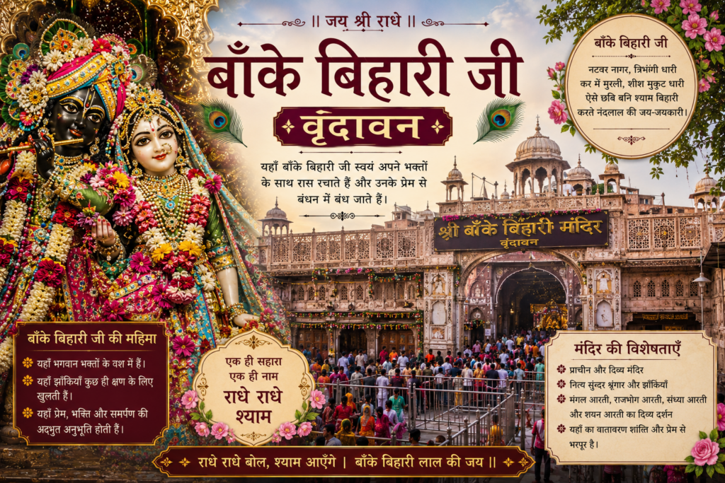 Banke Bihari Temple Vrindavan