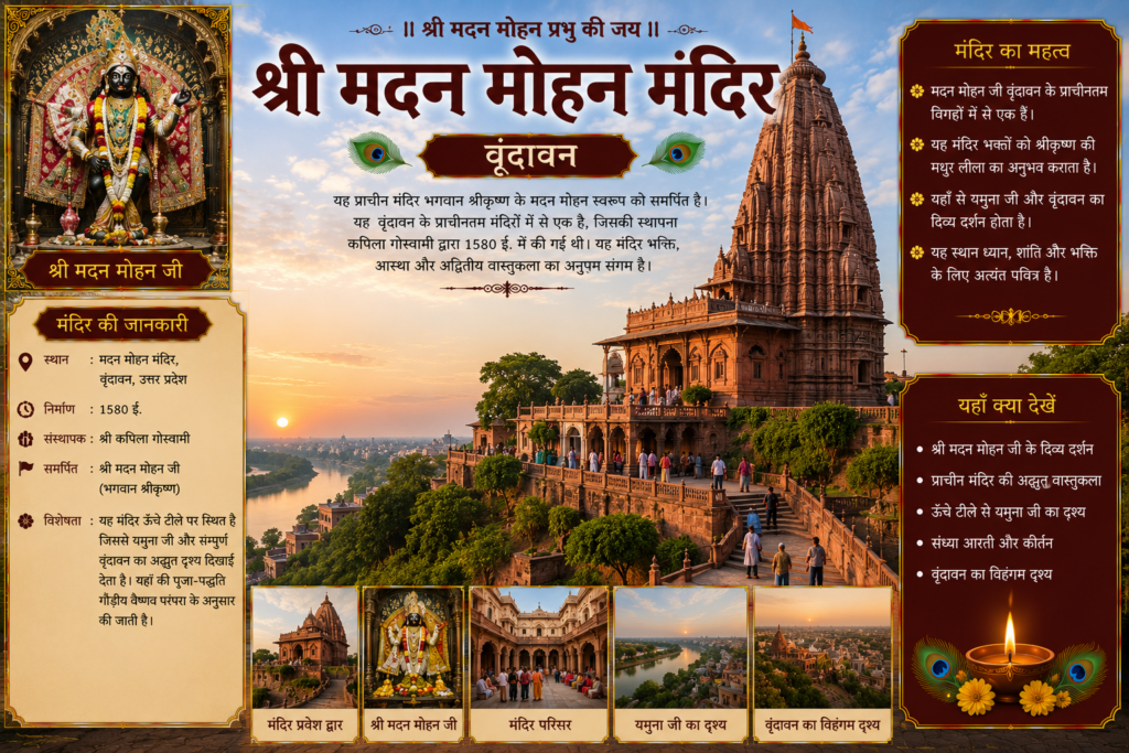 About Madan Mohan Temple Vrindavan