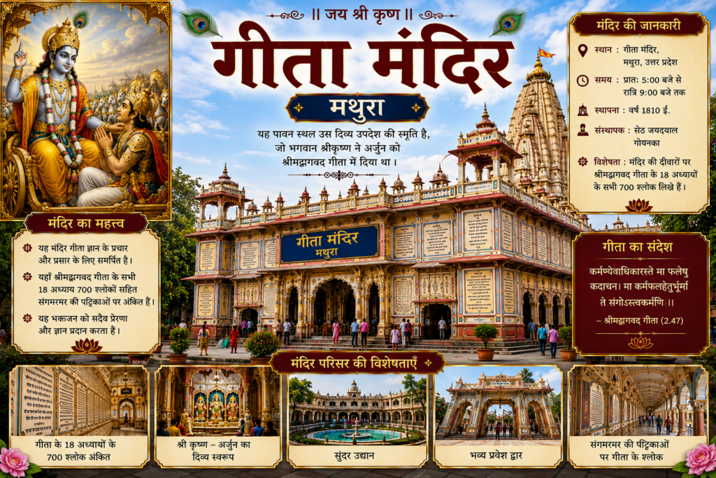 Gita Mandir Mathura